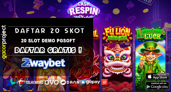 20 Slot Demo PgSoft